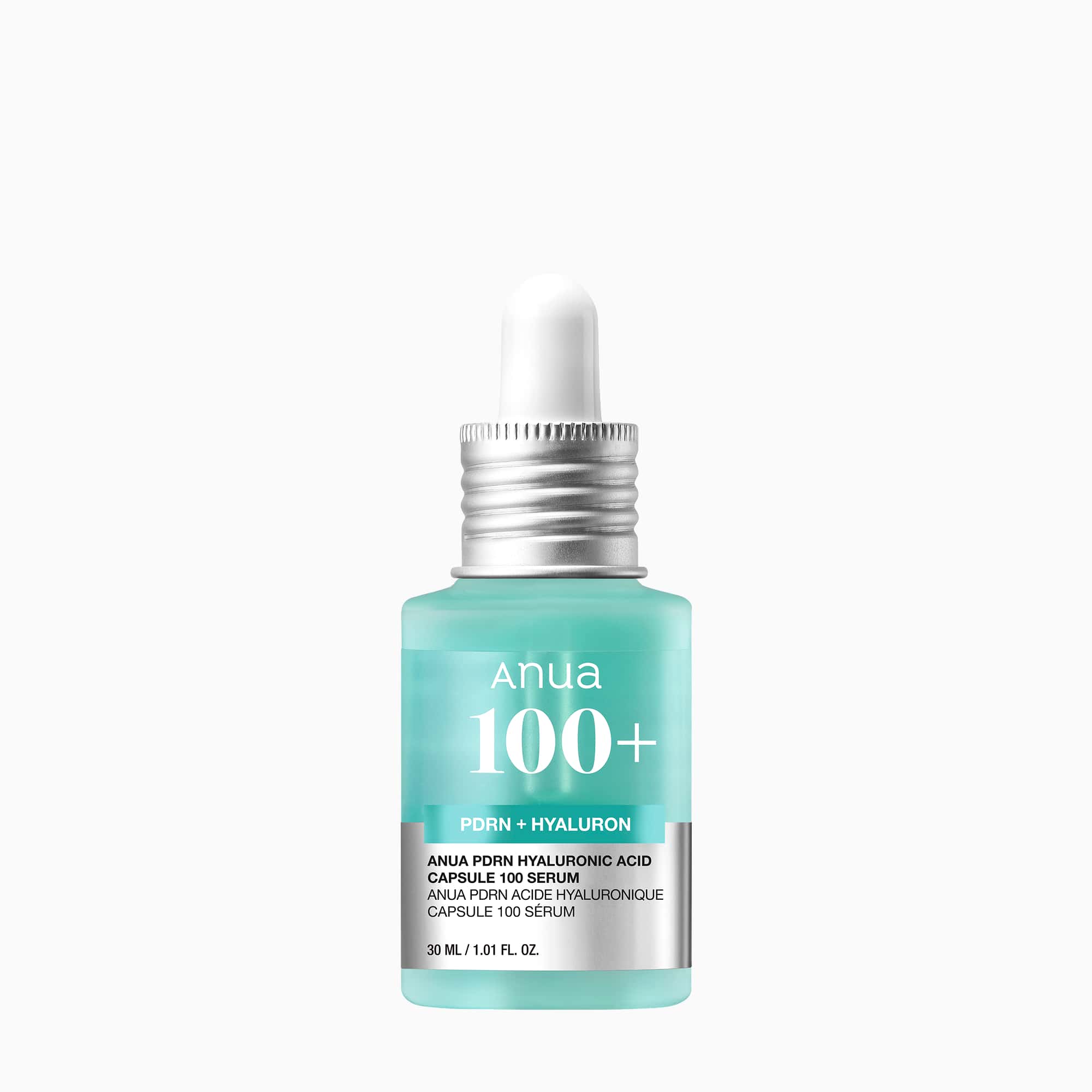 Anua PDRN Hyaluronic Acid Capsule 100 Serum, a 30 ml dropper bottle